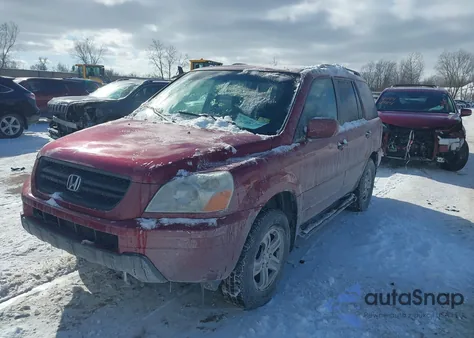 2003 Honda Pilot Ex-L z USA, uszkodzony, nr VIN 2HKYF18553H621474